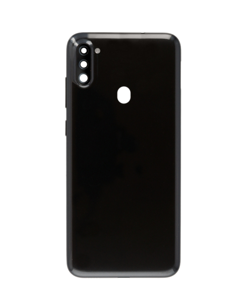 TAPA TRASERA + LENTE SAMSUNG A11 NEGRO NEGRA