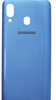 TAPA TRASERA + LENTE +MARCO SAMSUNG A30 CELESTE