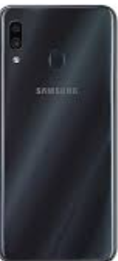 TAPA TRASERA SAMSUNG A30S NEGRO
