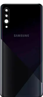 TAPA TRASERA + LENTE +MARCO SAMSUNG A30S NEGRO