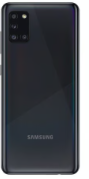 TAPA TRASERA + LENTE +MARCO SAMSUNG A31 NEGRA