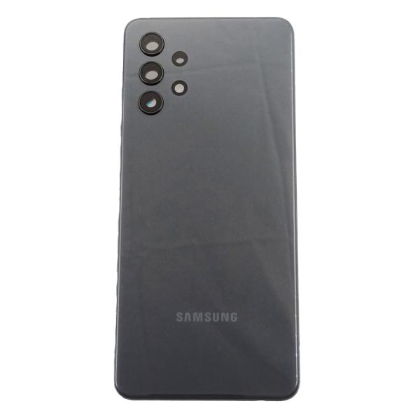 TAPA TRASERA + LENTE +MARCO SAMSUNG A32 NEGRA