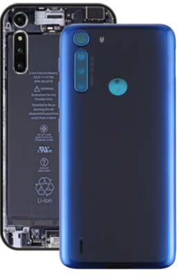 TAPA TRASERA + LENTE MOTOROLA ONE FUSION AZUL AZUL