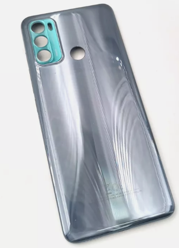 TAPA TRASERA + LENTE MOTOROLA G60 GRIS/AZUL GRIS