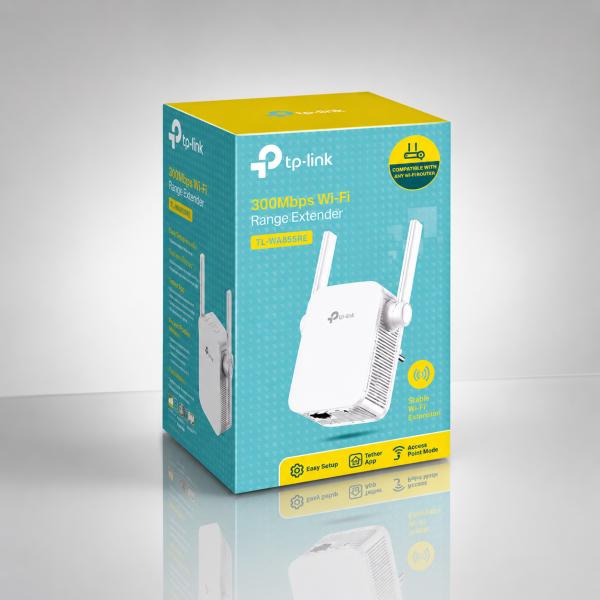 REPETIDOR EXTENSOR DE RANGO WI-FI, TL-WA855RE N300