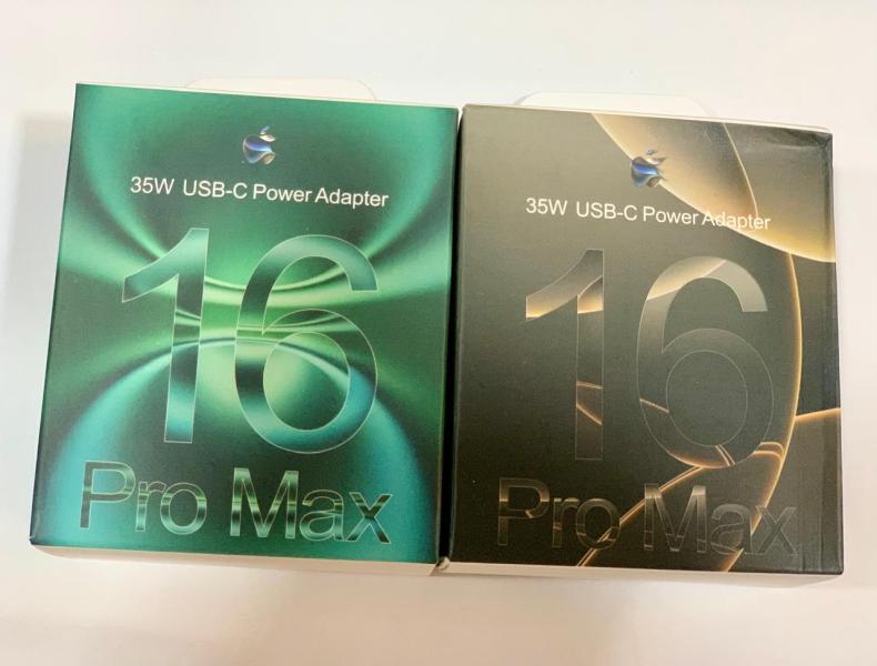 ADAPTADOR DE CORRIENTE IPHONE 16 PRO MAX 35W