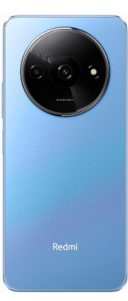 TAPA TRASERA XIAOMI REDMI A3 + LENTE+ MARCO CELESTE
