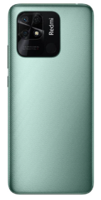 TAPA TRASERA + LENTE +MARCO XIAOMI REDMI MI NOTE 10C NEGRO CELESTE