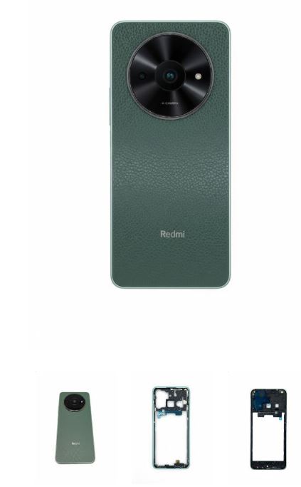 TAPA TRASERA XIAOMI REDMI A3 + LENTE+ MARCO VERDE