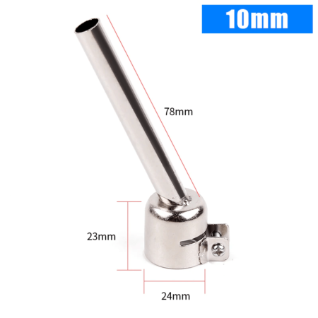 CABEZAL DE PISTOLA DE AIRE CALIENTE UNIVERSAL KAIGEXIN 850 CON BOQUILLA DE SOLDADURA LARGA DE 10 MM