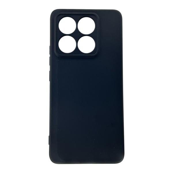 ESTUCHES DE CELULAR SILICON LISOS REDMI MI 14T NEGRO