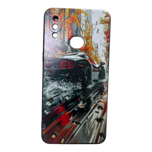 ESTUCHE DISEÑO SAMSUNG A10S CAR NEGRO
