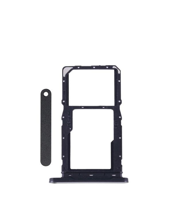BANDEJA PARA TARJETA SIM MICRO SD PARA GALAXY TAB A9+ (X215) (NEGRA)