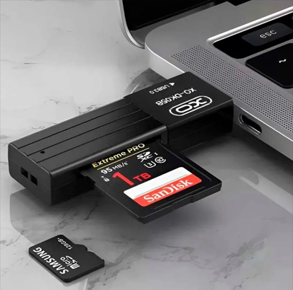 ADAPTADOR DE MEMORIA XO DK05B 3.0 2 EN 1
