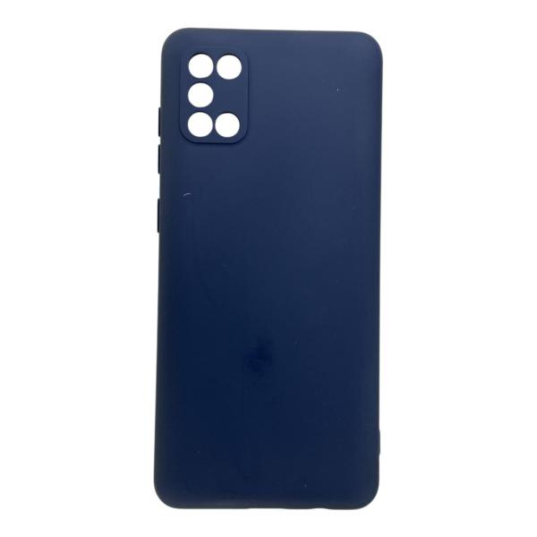 ESTUCHES DE CELULAR SILICON LISOS SAMSUMG A31 AZUL OSCURO