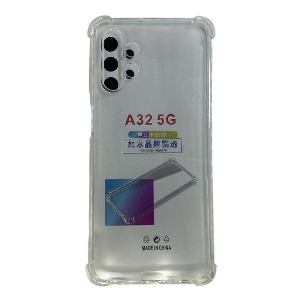 ESTUCHES DE CELULAR SILICON LISOS SAMSUMG A32 5G TRANSPARENTE