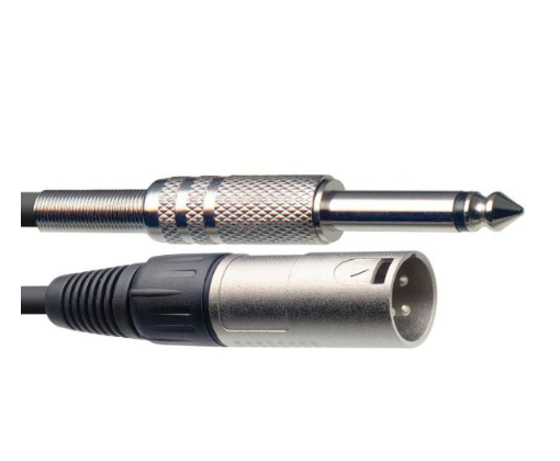CABLE XLR M A 1/4M M 20FT/6MTS PVC SAC6PXM STAGG MICROFONO