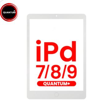 TACTIL QUANTUM+ PARA IPAD 7 (2019) / IPAD 8 (2020) / IPAD 9 (2021) (PLATEADO) (BOT&Oacute;N DE INICIO PREINSTALADO)