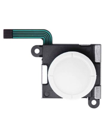 JOYSTICK ANALÓGICO 3D  PARA MANDO JOY-CON DE NINTENDO SWITCH / SWITCH LITE / SWITCH OLED BLANCO