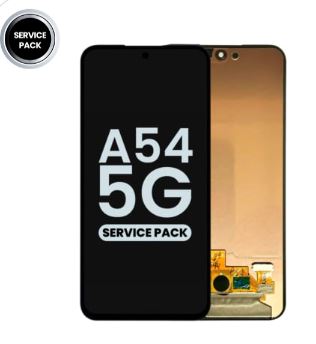 LCD PANTALLA SAMSUNG A54 SIN MARCO ORIGINAL /  SERVICE PACK NEGRA