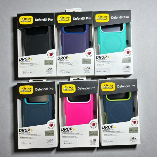 ESTUCHES OTTERBOX SERIES DEFENDER-PRO MAGSAFE ORIGINAL IP 17 PRO NEGRO