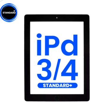 TACTIL QUANTUM+ PARA  IPAD 3/IPAD 4 CON BOT&Oacute;N DE INICIO NEGRO