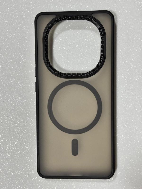 ESTUCHE MAG SAFE PREMIUM REDMI NOTE 14 PRO PLUS 5G NEGRO