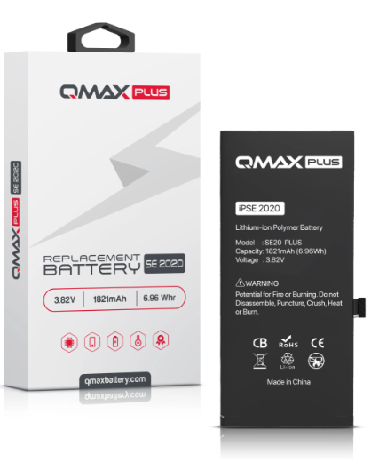 BATER&Iacute;A DE REPUESTO QMAX PARA IPHONE SE 2020 (1821 MAH) SE20-PLUS