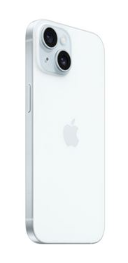 TAPA TRASERA DE IPHONE 15 NEGRO CELESTE