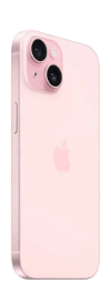 TAPA TRASERA DE IPHONE 15 NEGRO ROSADA