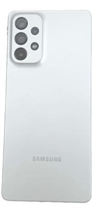 TAPA TRASERA + LENTE SAMSUNG A73 BLANCO
