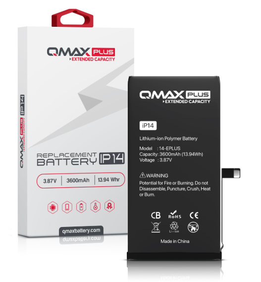 BATER&Iacute;A DE REPUESTO QMAX PLUS  (3687 MAH) PARA IPHONE 14
