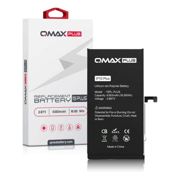 BATER&Iacute;A DE REPUESTO QMAX PLUS  (3687 MAH) PARA IPHONE 15