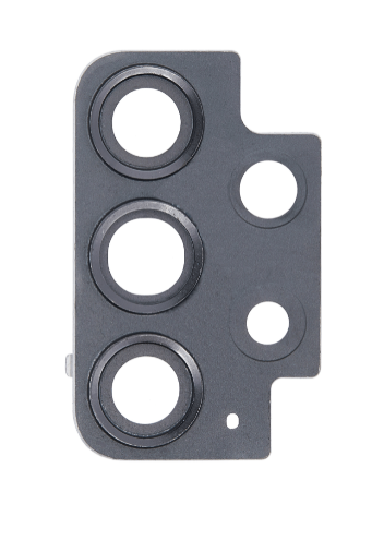 LENTE DE CAMARA TRASERA CON SOPORTE PARA SAMSUNG GALAXY A52S 5G (A528/2021) / A52 (A525) / A52 5G (A526) (NEGRO)