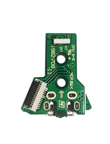 MODULOS CARGA USB CON CABLE FLEX DE 12 PINES (VERSI&Oacute;N 1 JDS-050/JDS-055) PARA CONTROLADORES DE PLAYSTATION 4
