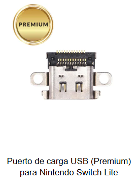 PIN DE CARGA USB (PREMIUM) PARA NINTENDO SWITCH LITE