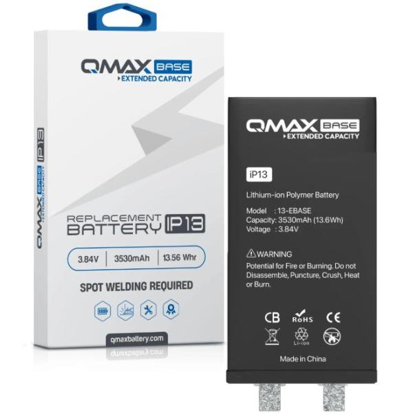 BATER&Iacute;A DE REPUESTO DE CAPACIDAD EXTENDIDA QMAX BASE PARA IPHONE (REQUIERE SOLDADURA POR PUNTOS) (3500 MAH) 13