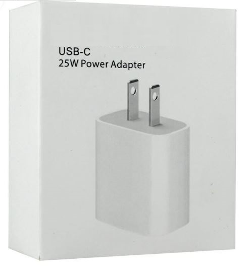 ADAPTADOR DE CORRIENTE USB-C DE 25W SIN LOGO