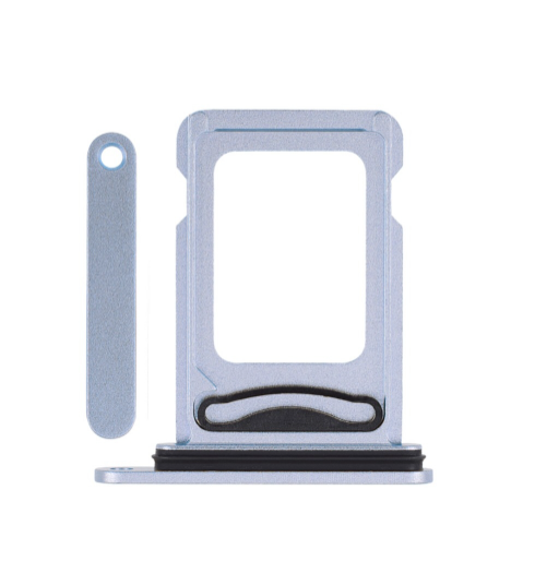 BANDEJA PARA TARJETA SIM DUAL PARA IPHONE 15/15 PLUS AZUL