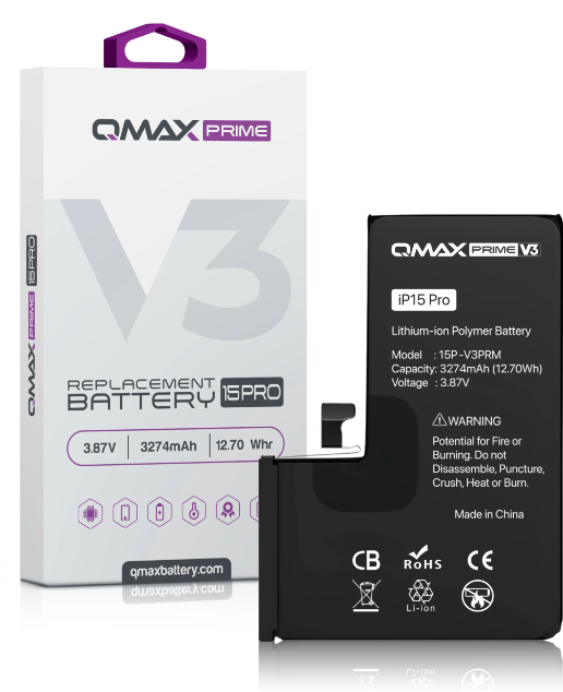BATERIA DIAGNOSTICO IPHONE 15 PRO QMAX V3