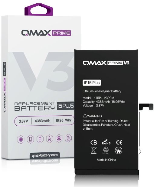 BATERIA DIAGNOSTICO PARA IPHONE 15 PLUS QMAX V3