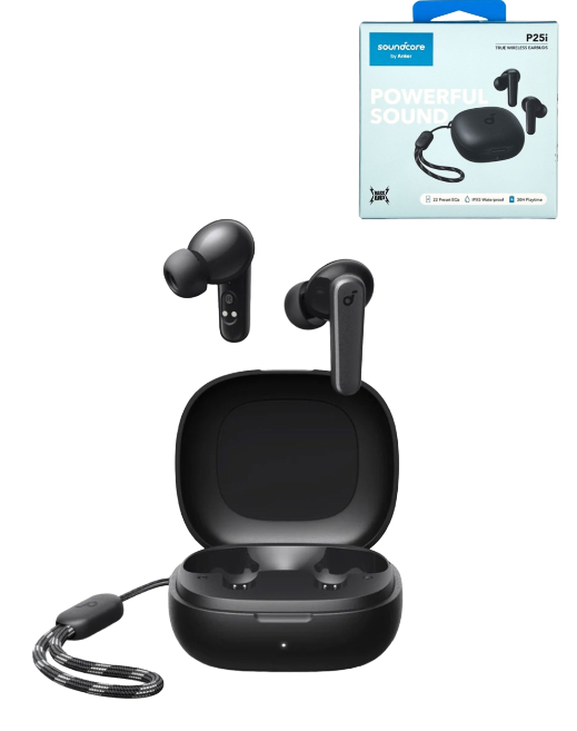 AUDIFONOS INALAMBRICOS P25i ANKER NEGRO
