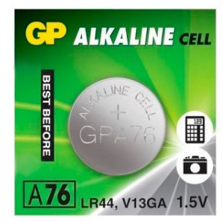 BATERIA ALCALINA 1.5V LR44 GP