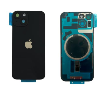 TAPA TRASERA IPHONE 14 CON MARCO MAGSAFE Y FLEX FLASH NEGRO