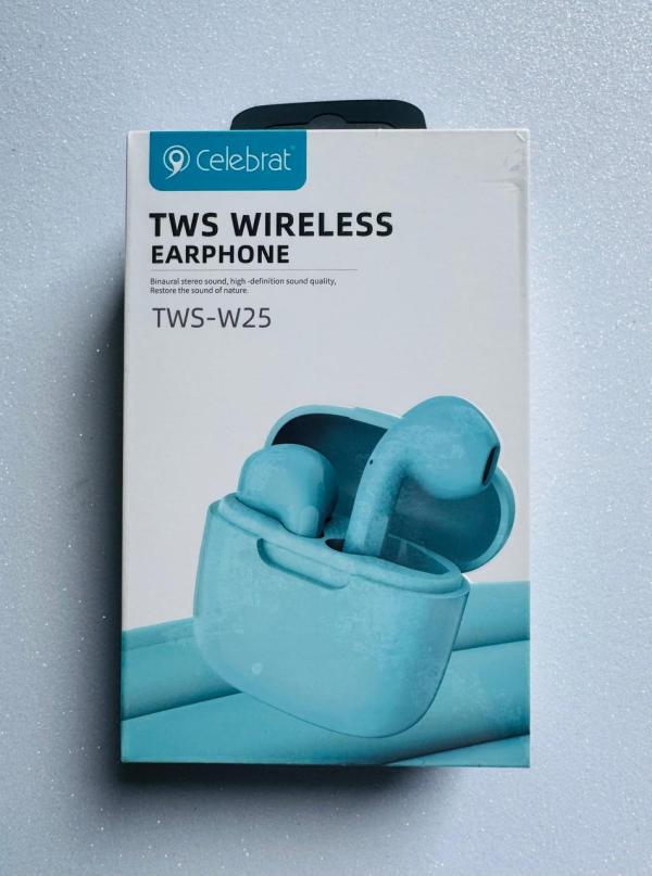 AUDIFONO BLUETOOTH W25 CELEBRAT CELESTE