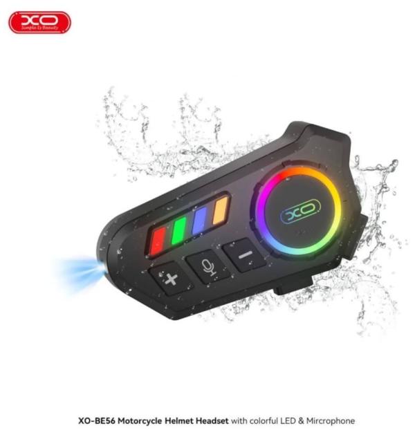 AUDIFONO  INTERMUNICADOR INALAMBRICO DE CASCO MOTO XO-BE56
