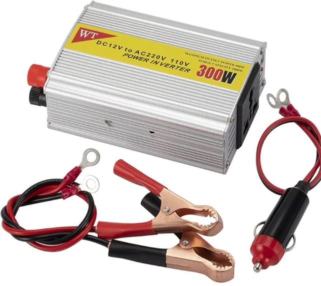 INVERSOR DE VOLTAJE -300W 12V DC A 110V AC