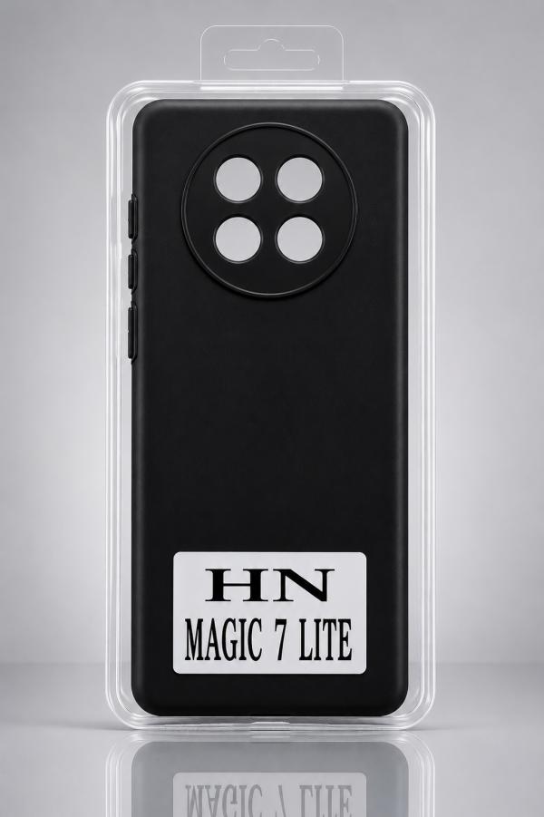 HONOR MAGIC 7 LITE LISO/SILICON NEGRO