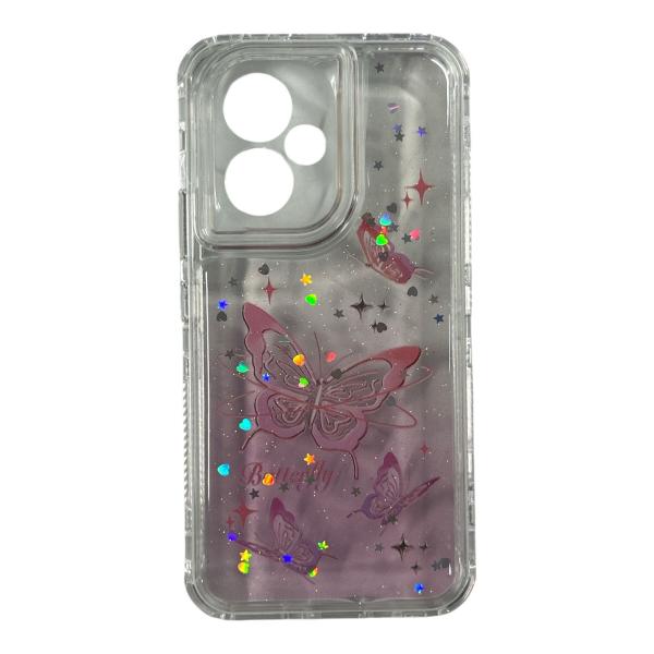ESTUCHE DISEÑO HONOR 400 MARIPOSA ROSA