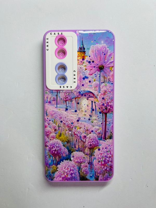ESTUCHE DISEÑO HONOR 90 PAISAJE LILA